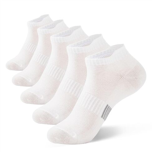 Komorebi Ankle Socks for Women Cushioned No Show Socks Womens Socks Athletic Socks Low Cut Socks with Heal Tab 5 Pairs in Saudi Arabia