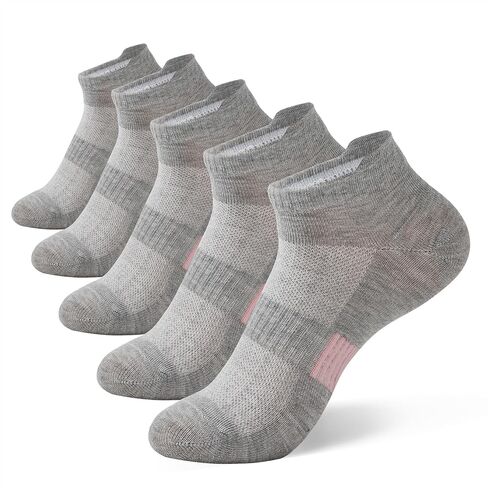 Komorebi Ankle Socks for Women Cushioned No Show Socks Womens Socks Athletic Socks Low Cut Socks with Heal Tab 5 Pairs in Saudi Arabia
