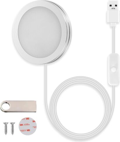 3D Printer LED Lamp Kit 001 - Compatible with Bambu Lab Models,White 3000K Light, USB Powered, Easy Assembly, Makerworld Maker's Supply in Saudi Arabia