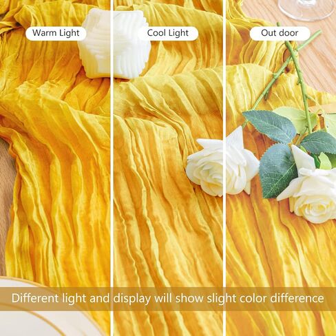 3PCS Table Runner Cheesecloth 10FT Blushing Pink Boho Gauze Cheese Cloth Rustic Sheer Table Runners for Valentine's Day Spring Easter Wedding Bridal Baby Shower Party Decoration in Saudi Arabia