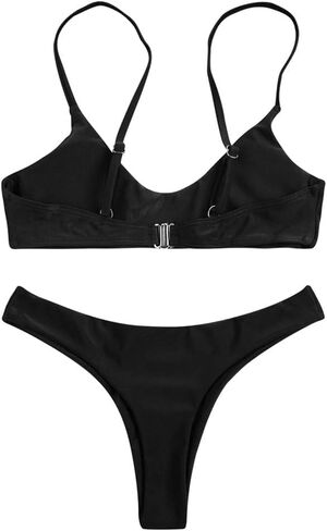 Qbily Women's Summer Sexy Beach Vacation Two Piece Bikini Set Swimwear Swimsuit Bathing Suits in Kuwait