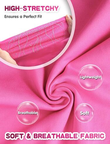 Nymphperi Girls Gymnastics Leotards Long Sleeve Kids Tumbling Outfit Stretchy Bodysuit for Practice in Saudi Arabia