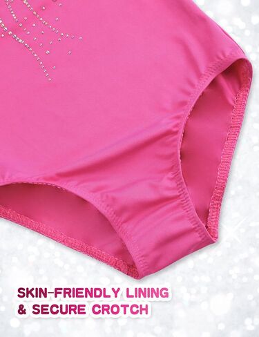Nymphperi Girls Gymnastics Leotards Long Sleeve Kids Tumbling Outfit Stretchy Bodysuit for Practice in Saudi Arabia