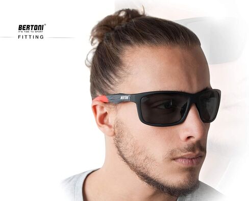 Bertoni Sports Photochromic Sunglasses for Running Ski Motorcycle Golf Cycling - ALIEN Italy Photochromatic in Saudi Arabia