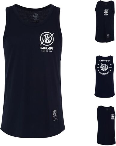 MIRARI Men Tiger Tank Tops - 100% Cotton Gym Workout Sleeveless Shirt, Athletic Running Tank for Men, Comfortable Muscle Tee in Saudi Arabia