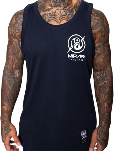 MIRARI Men Tiger Tank Tops - 100% Cotton Gym Workout Sleeveless Shirt, Athletic Running Tank for Men, Comfortable Muscle Tee in Saudi Arabia
