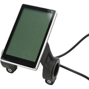 Electric Bike LCD Display, Electric Bike LCD Meter Electric Bike Cycling Computer, 5 Pin 24V 36V 48V 60V Universal E Scooter M5 LCD Panel Screen for 31.8 22.2mm Electric Bikes, electric bike lcd