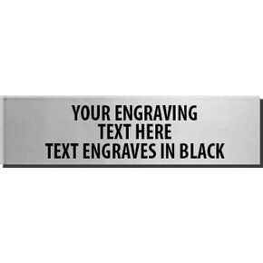 4" x .75" Small Engrave Name Plate for Custom Fantasy Football Perpetual Trophy Award Prime