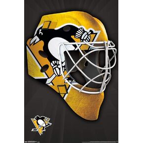 Trends International NHL Pittsburgh Penguins - Mask 16 Wall Poster, 22.375" x 34", Unframed Version