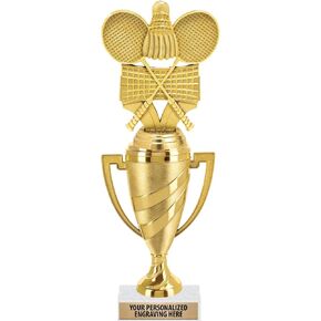 Crown Awards Dirt Bike Trophy, 10" Gold Cup Dirt Bike Trophies with Engraving Included Prime