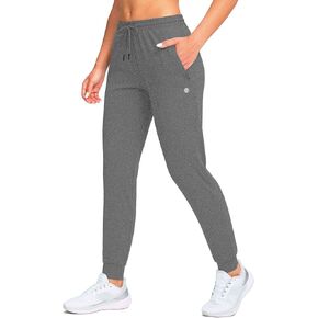 G Gradual Women's Joggers Pants with Zipper Pockets Tapered Running Sweatpants for Women Lounge, Jogging