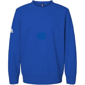 adidas Golf Men's Golf Crew Neck Sweatshirt, Royal Blue, Medium