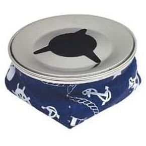 Amarine Made Stainless Windproof Bean Bag Ashtray, Blue or Red (Blue)