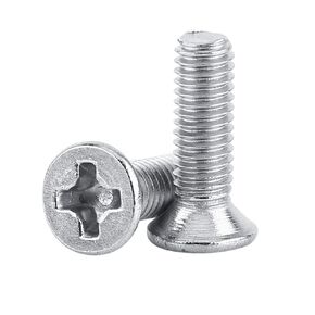 100Pcs/Bag M3 Machine Screws,9Types M3 Flat Head Stainless Steel SS304 Machine Countersunk Screw Bolt Fastener(M3x8)