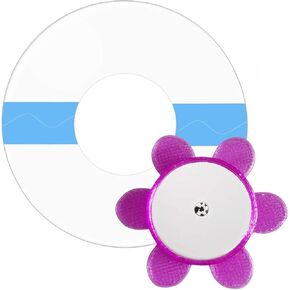 Adhesive Patches for Libre 2, 40 Pack Waterproof Clear Patches and 1 plastsic shield,Hold your sensor tight up to 10days (Purple)
