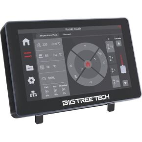 Panda Touch for Bambu-Lab P1S P1P X1C X1E A1 Mini 3D Printers, P1S Touch Screen Upgrade, Support Multi-Printers Control and AMS, Check Firmware Compatibility First
