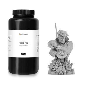 Rigid Pro 3D Printing Resin, High Stiffness & High Precision Engineering Resin, Designed for Detailed Models & Functional Parts for LCD/DLP/MSLA 3D Printers (Blue, 1KG)