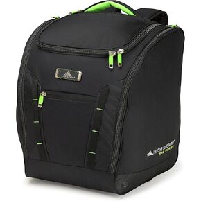 High Sierra Deluxe Trapezoid Boot Bag, Black/Zest, One Size