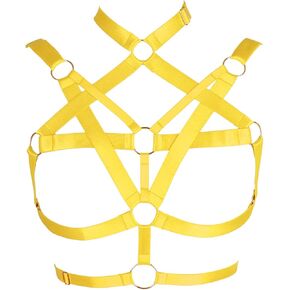 Body Harness for Women Bra Lingerie cage Top Punk Plus Size Chest Strap Belts Halloween Festival Rave Photography Dance