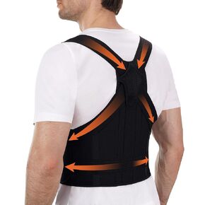 Back Brace Posture Corrector for Men and Women - Adjustable Full Back Brace Posture Corrector Straightener For Upper and Lower Back Pain Relief - Scoliosis, Hunchback, Spine Corrector - Large