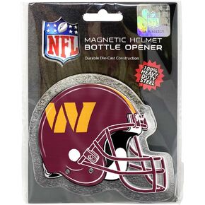 Party Animal NFL Washington Commanders Helmet Bottle Opener