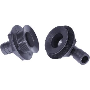 T-H Marine APD-190-DP All Purpose Drains/Hatch Drains, Black
