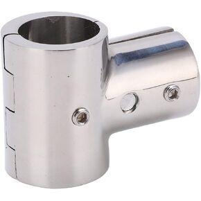 Boat 90° Tube Fitting Boat Deck Handrail Boat Hardware Marine Fitting Boat Rails Stainless Steel,Tee Pipe Connector Stainless Steel Detachable Rust Resistance for Marine Ships Yachts Hand Rail Fitting in Kuwait