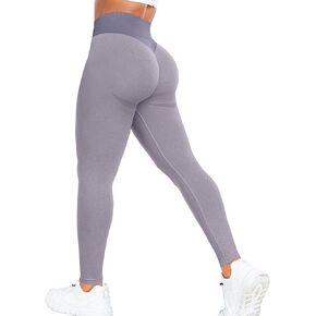 Knockout Seamless Gym Workout Leggings Scrunch Butt Lifting Leggings for Women High Waist Tummy Control Yoga Pants