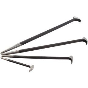 SUNEX TOOLS 9804 Rolling Head Pry Bar Set, 6-Inch - 20-Inch, 4-Piece