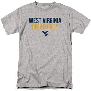 West Virginia University Official Stacked Unisex Adult T Shirt