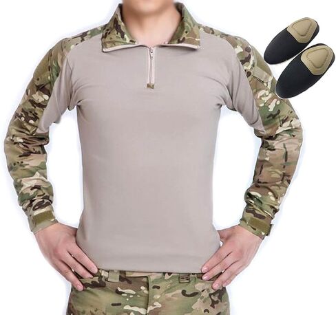 H World Shopping Hanstrong Gear Tactical Hounting Military Long Sleeve Shirt مع منصات الكوع in Kuwait
