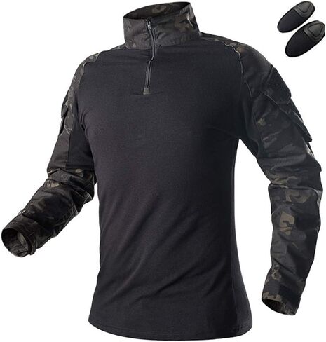 H World Shopping Hanstrong Gear Tactical Hounting Military Long Sleeve Shirt مع منصات الكوع in Kuwait