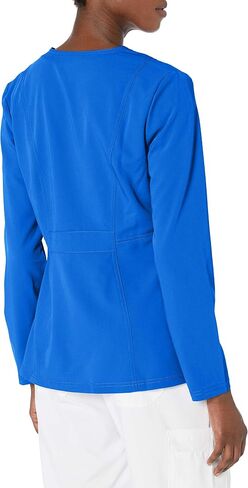 Dickies Xtreme Stretch Women Warm Up Scrubs Jacket Snap Front 82310 in Saudi Arabia