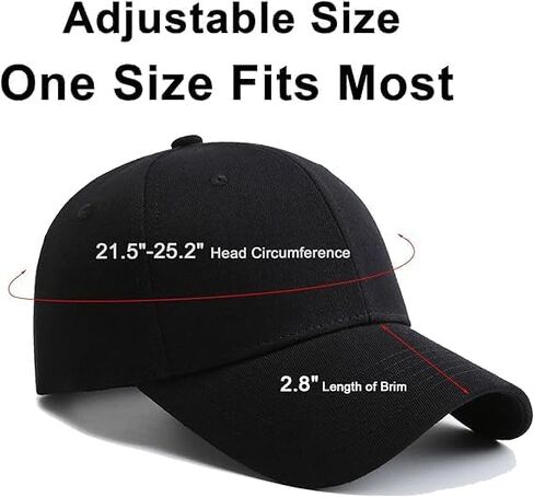 Designed for Adjustable Gifts Baseball Cap Hat for Men Women，one Size for All in Saudi Arabia