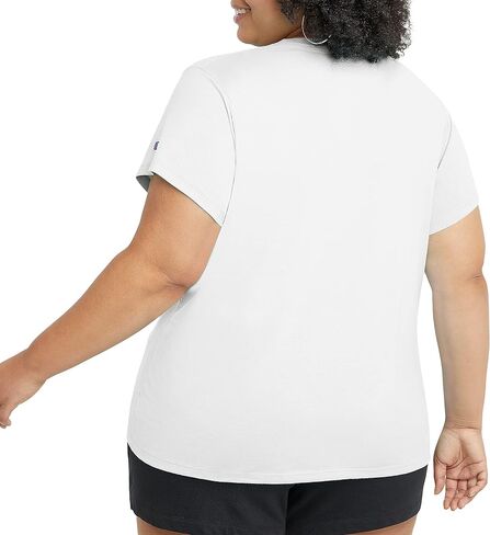 Champion Women'S Classic Tee, Wavy Script (Plus Size) in Saudi Arabia