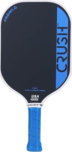 Crush Frdm Pickleball Paddles Carbon Carbon - احتكاك السطح الخام Pardle Paddle Honeycomb Core أصغر مقبضًا أخف وزناً الأرجوحة المتأرجحة النيوبرين تغطية USAP معتمدة in Saudi Arabia