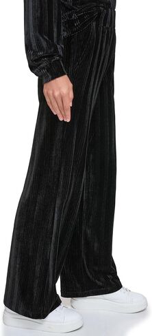 Andrew Marc Women's Mid Rise Velvet Ribbed Bottoms in Saudi Arabia