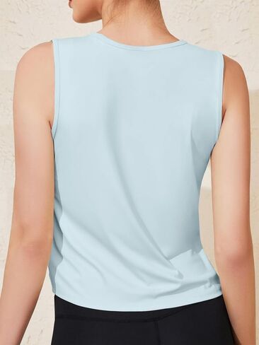 Chilylori Ice Silk Workout Tank Tops for Women Athletic Tops Loose Fit Running Tank Sleeveless Workout Tops for Women in Saudi Arabia