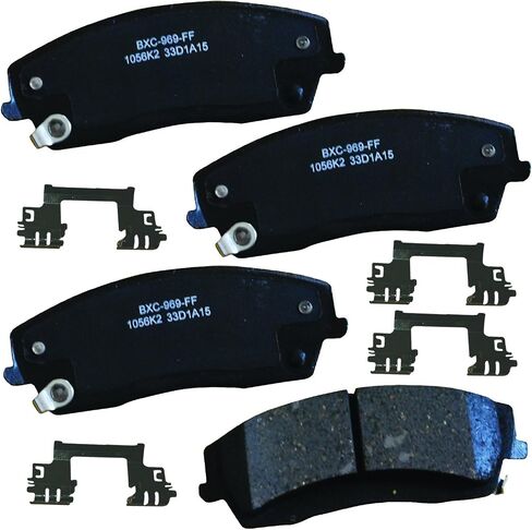 Bendix Premium Front Brake Pad Set for Ford Escape 2011-2005, Mazda Tribute 2006-2005, Tribute 2011-2008, Mercury Mariner 2011-2005 - (SBC1047) in Saudi Arabia