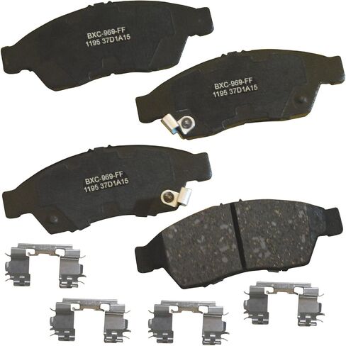 Bendix Premium Front Brake Pad Set for Ford Escape 2011-2005, Mazda Tribute 2006-2005, Tribute 2011-2008, Mercury Mariner 2011-2005 - (SBC1047) in Saudi Arabia