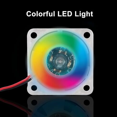 4pcs 2510 25mm 25x25x10mm مروحة ملونة LED DC 24V 2510 محمل الهيدروليكي التبريد 25x10mm 2pin in Kuwait