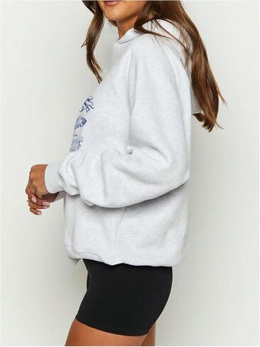 Women's Hoodie Sweatshirts Long Sleeve Drop Shoulder Casual Hooded Pullover Tops Basic Fall Tops in Saudi Arabia