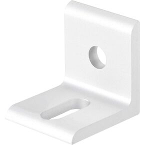 uxcell Inside Corner Brace Angle Bracket Fastener L Shape 30mmx30mmx26mm for 3030 Series Aluminum Extrusion Profile, 8pcs