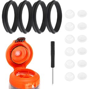 Dispensing Valves Compatible with Gatorade Water Bottle, 11pcs Water Bottle Replacement Include Valve Gasket Screwdriver Water Bottle Insert Accessories for Gatorade GX 32oz Water Bottle