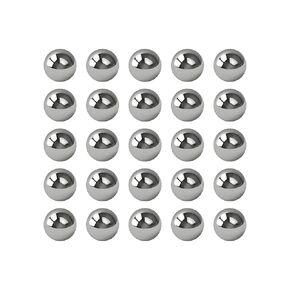 25 PCS 3/8"(9.525 mm) Bearing Balls 304 Stainless Steel Solid Ball Bearing G100 Precision Ball