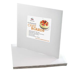 Cake Supplies On Sale, LLC 14" Square Coated Cakeboard, 12 ct.