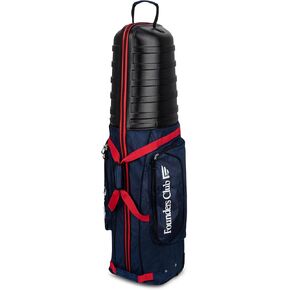 Founders Club Golf Travel Bag with Wheels - Lightweight Travel Cover & Case for Airlines - Club Protection with ABS Hard Top & Standup Pole Stiffening System