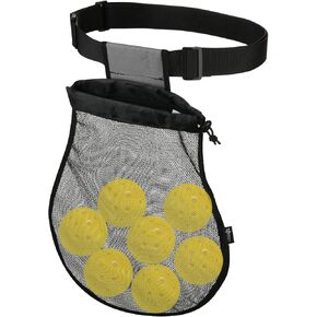 Cosmos Pickle Ball Waist Bag Holder Pickleball Waist Pouch Bag Ball Pouch for Holding Pickle Ball Game Universal Training Equipment Bag