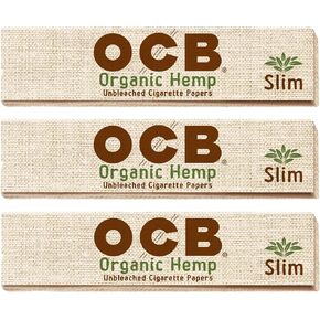 OCB Slim King Organic Rolling Papers - 3 Packs