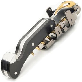 FALCORK® Reserva 352 - Optimized Corkscrew for Smooth & Controlled Uncorking of Long Corks Used in Premium Wines with Three-Stage Fixed Lever and Longer 52 mm Helix